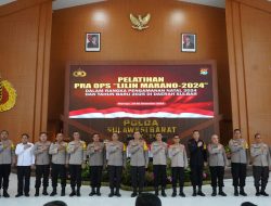 Siap Amankan Nataru, Polda Sulbar Gelar Pelatihan Pra OPS Lilin Marano 2024