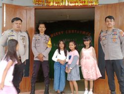 Personel Polsek Tabulahan Amankan Ibadah di Gereja Toraja Mamasa Klasis Rante Lakahang