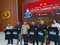 Press Release Akhir Tahun, Kapolda Sulbar Paparkan Ungkapan Kasus Hingga Prestasi