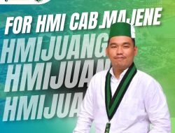 Bakal Calon Ketua Umum HMI Cabang Majene, Ahmad Syamsuddin Usung Tagline, “HMI JUANG”,