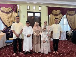 Kapolres Majene AKBP Muhammad Amiruddin Halal Bihalal ke Rujab Bupati Pasca Idul Fitri 1446 H