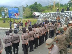 Aksi Lanjutan Tambang Pasir Karossa, Polda Sulbar Perketat Pengamanan di Kantor Gubernur