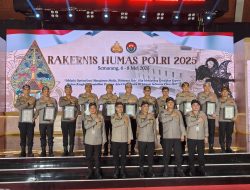 Rakernis Humas Polri, Bid Humas Polda Sulbar Catatkan Prestasi