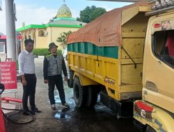 Kanit Tipidter Polres Gowa Turun Langsung Melakukan Pengecekan Di Sejumlah SPBU Di Gowa