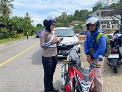 Sentuhan Polwan di Operasi Zebra Marano: Edukasi Keselamatan di Lingkungan Lengke